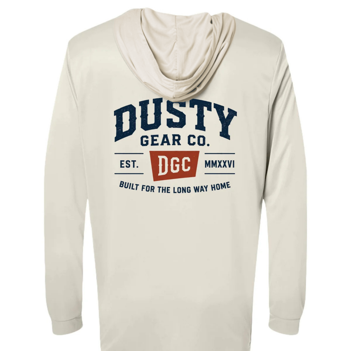 The UPF 50+ Dusty Men's Performance Hooded Long Sleeve